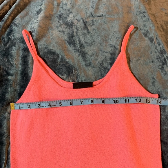 ITALIAN CASHMERE PINK CAMI CAMISOLE TANK T… - Picture 2 of 6